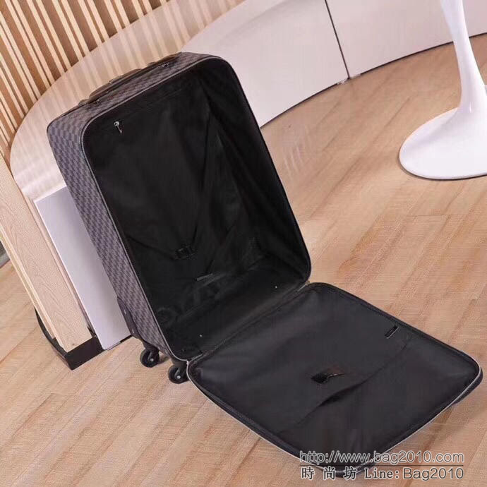 路易威登LV 20寸登機箱 超耐磨損萬向輪 加厚全鋁合金 經典百搭款拉箱  xbt1093